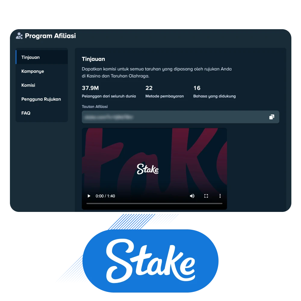 Bergabunglah dengan Program Afiliasi Stake untuk mulai mendapatkan penghasilan dari trafik pasar Indonesia.