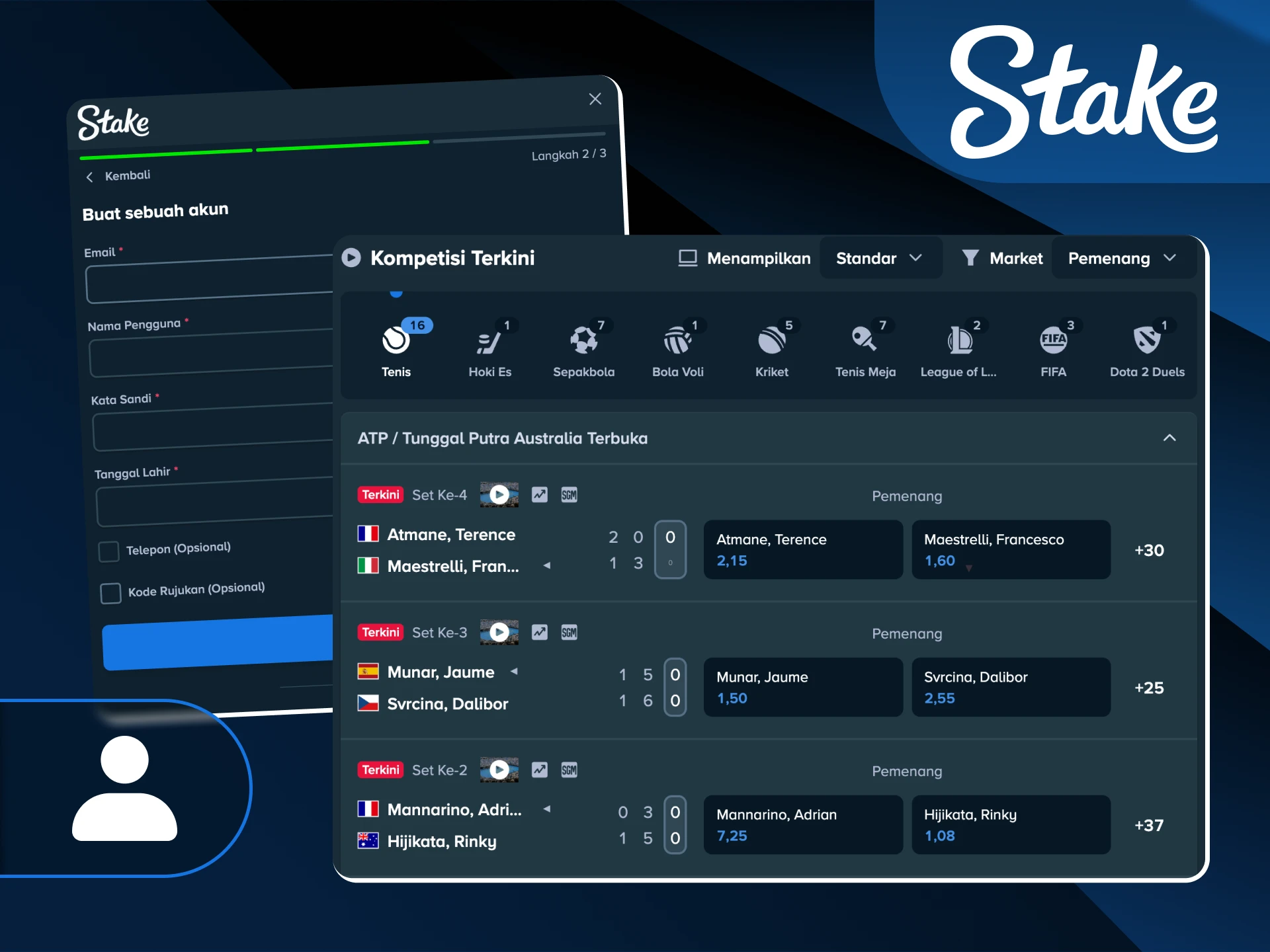 Ikuti pendaftaran akun dengan langkah cepat dan aman untuk segera bergabung di Stake Indonesia.