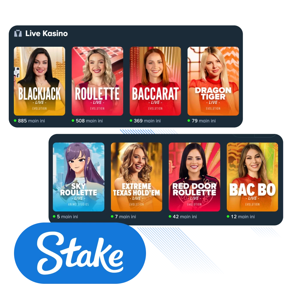 Rasakan keseruan kasino langsung Stake yang menghadirkan pengalaman real-time bagi pemain Indonesia.