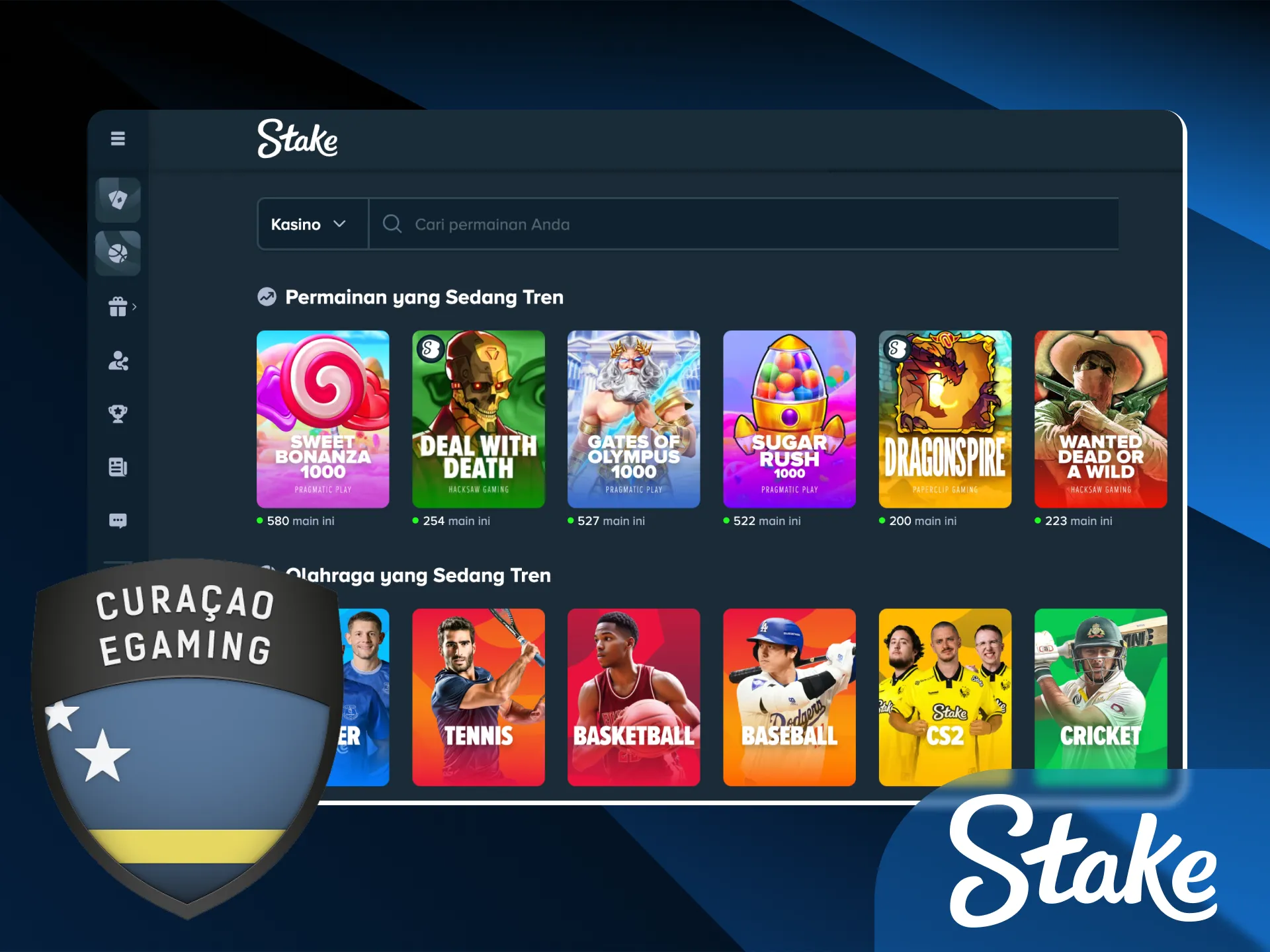 Periksa detail lisensi resmi dan kepatuhan Stake Indonesia demi keamanan taruhan Anda.